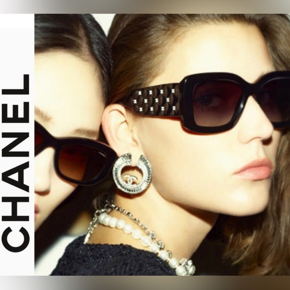 Chanel Rectangle Sunglasses Authentic - Picture 9 of 11